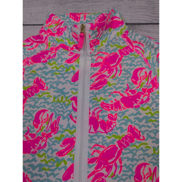 12/14 Lilly Pulitzer Pink Lobster Popover - Picture 2 of 6